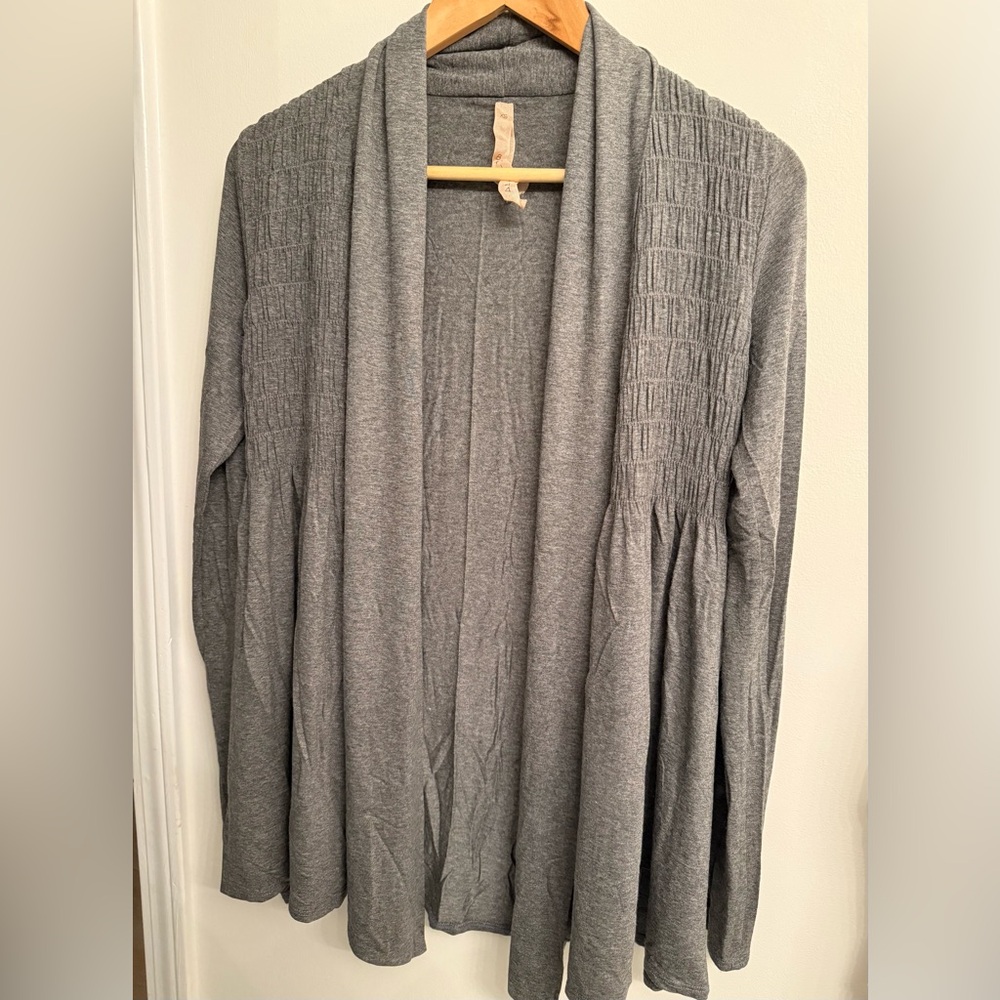 Purchased at Anthropologie: Bailey 44 Flowy Gray Women's Cardigan